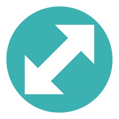 ok ağ simgesinin vektör ilülasyonu 