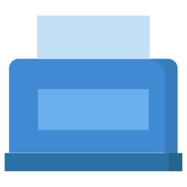 Karton Kutu Simgesi Vektör İllüstrasyonu