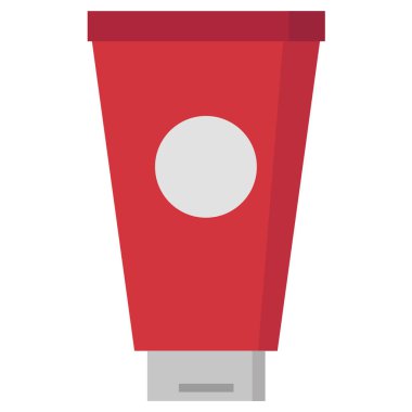 Diş macunu Tüpü Vektörü Simgesi