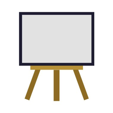 Sunum için boş reklam panosu vektör simgesi