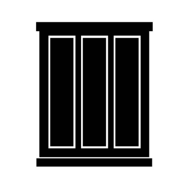 pencere simgesi vektör illüstrasyonu