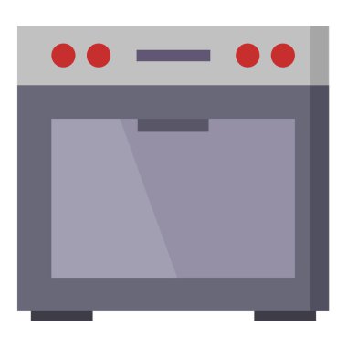 mutfak fırın kutsal kişilerin resmi, vektör çizim