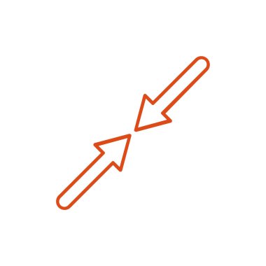 Projeniz için çift ok vektör simgesi