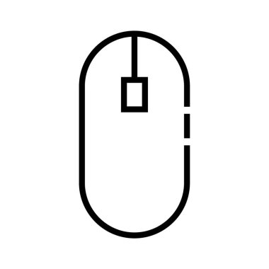 Bilgisayar fare simgesi beyaz arka plan üzerinde