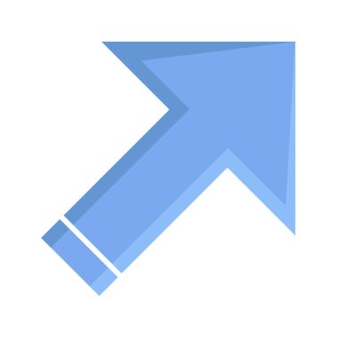 ok vektörü ince çizgi simgesi