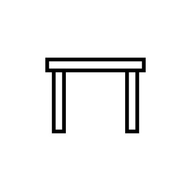 tablo simgesi çizimi izole vektörü