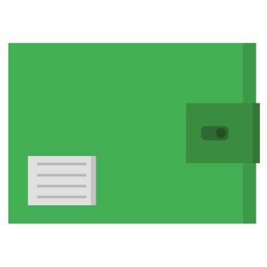 Cüzdan Düz Vektör Simgesi