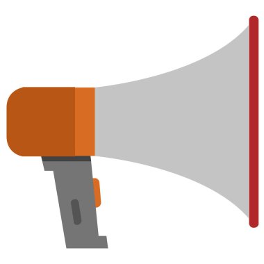 Megafon simgesi, vektör illüstrasyon tasarımı.