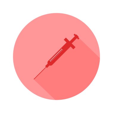 Şırınga ikonu vektör çizimi