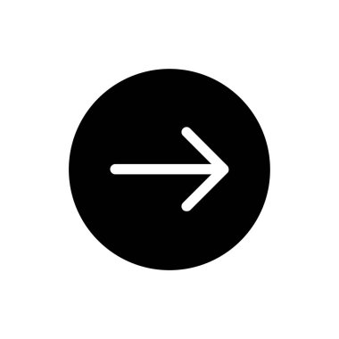 ok vektörü ince çizgi simgesi