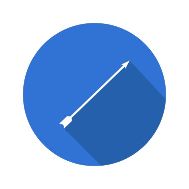 ok düz ikon vektör illüstrasyonu