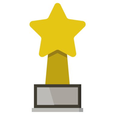 ödül vektörü illüstrasyon modern simgesi