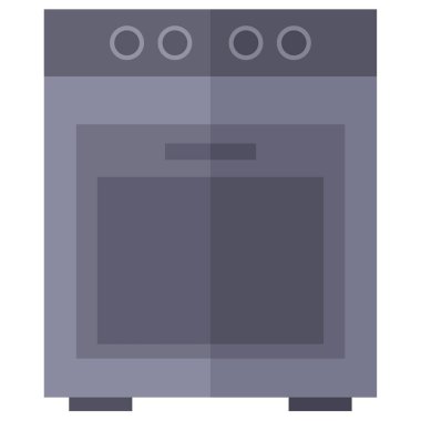 mutfak fırın kutsal kişilerin resmi, vektör çizim