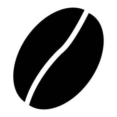 kahve çekirdeği vektör illüstrasyonu modern simge