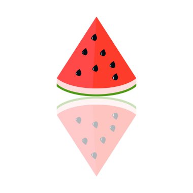 Karpuz vektör illüstrasyonu modern simge