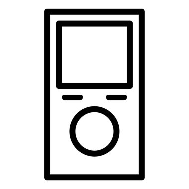 seo modern simgenin müzik çalar vektör illüstrasyonu