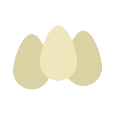 Yumurta vektör illüstrasyonu modern simge