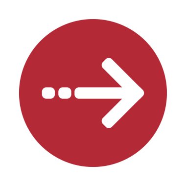 ok düz ikon vektör illüstrasyonu