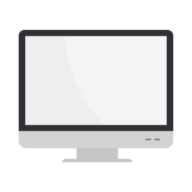 bilgisayar monitörü simgesi, düz biçim