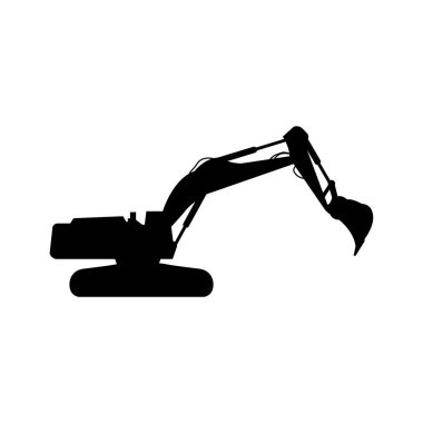 kazıcı düz simge vektör çizimi