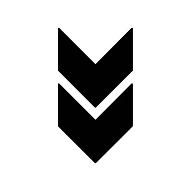 Ağ ve mobil uygulama tasarımınız için ok simgesi çizim arkaplanı, ok logosu 