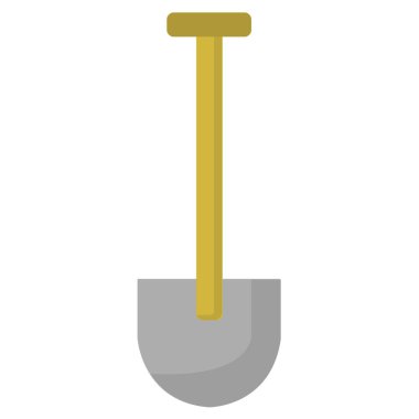 shovel icon, vector illustration simple design