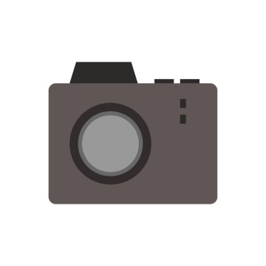 kamera simgesi vektör illüstrasyonu