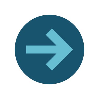 ok düz ikon vektör illüstrasyonu