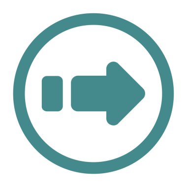 ok vektörü ince çizgi simgesi