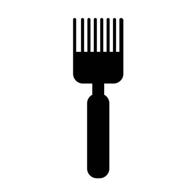 çatal düz simge, vektör illüstrasyonu