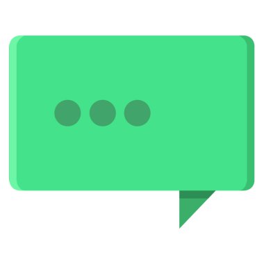 kabarcık sohbet iletişim simgesi