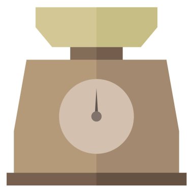 Beyaz arkaplanda mutfak boyutu simgesi