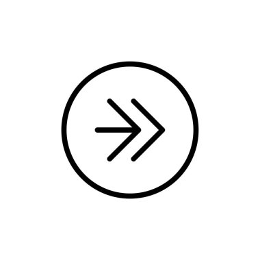 Web ve mobil uygulama tasarımınız, ok logosu konseptiniz için ok simgesi çizimi arkaplanı 