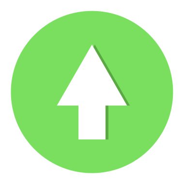 ok vektörü ince çizgi simgesi