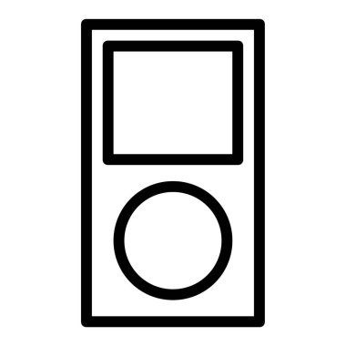 seo modern simgenin müzik çalar vektör illüstrasyonu