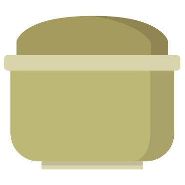 cupcake simgesi, vektör illüstrasyonu basit tasarım 