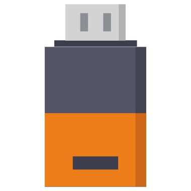 modern usb simgesi, vektör illüstrasyonu 