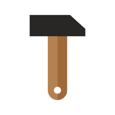 Çekiç ikonu vektör illüstrasyonu