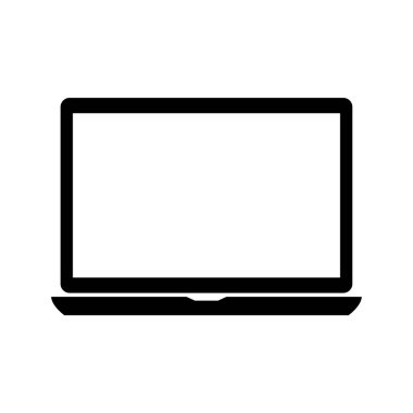 dizüstü simge vektör resimleme arkaplanı 