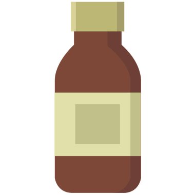 Şurup simgesi vektör resimleme arkaplanı  