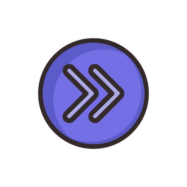 Projeniz için çift ok vektör simgesi