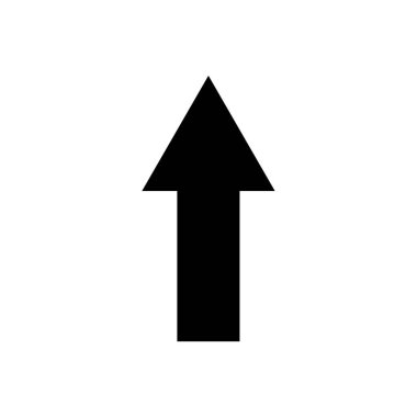 ok vektörü ince çizgi simgesi