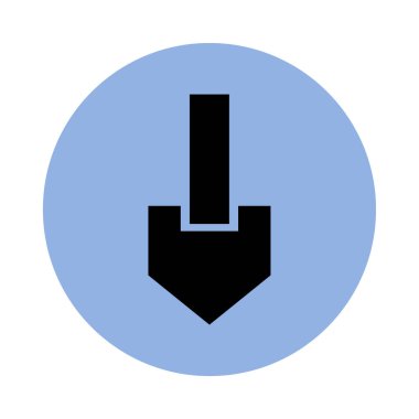 ok düz ikon vektör illüstrasyonu