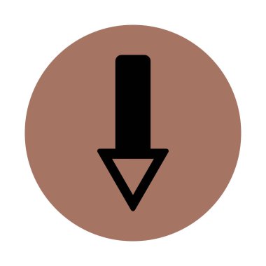 ok düz ikon vektör illüstrasyonu