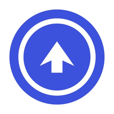 ok vektörü ince çizgi simgesi