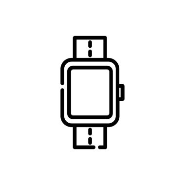 akıllı saat simge vektör illüstrasyonu