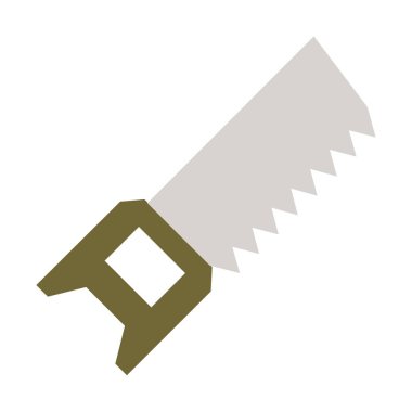 Testere, web simgesi basit vektör illüstrasyonu 