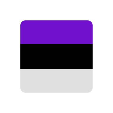 bayrak ikonu vektör illüstrasyonu