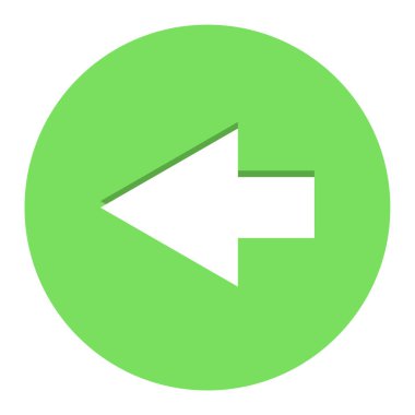 ok vektörü ince çizgi simgesi