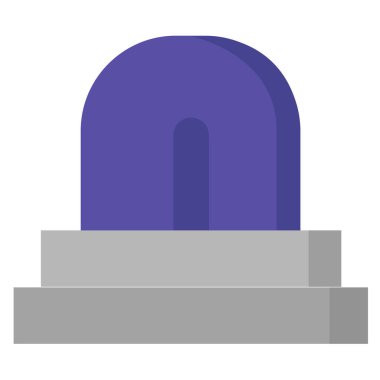 Siren simgesinin vektör illüstrasyonu